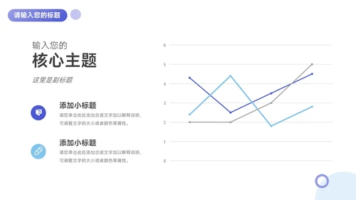 蓝色实用简洁干净人资行政工作汇报PPT模板