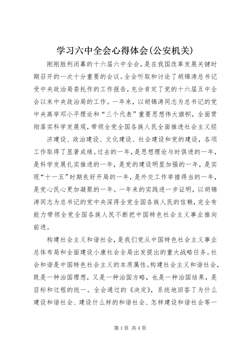 学习六中全会心得体会(公安机关) (4).docx