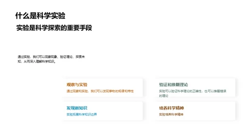 科学实验探索