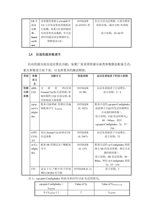 中国移动高话务量场景无线参数配置指导手册V1.docx