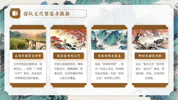棕色中国风社会实践报告PPT模板