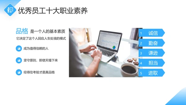 企业员工职业素养培训课件PPT模板