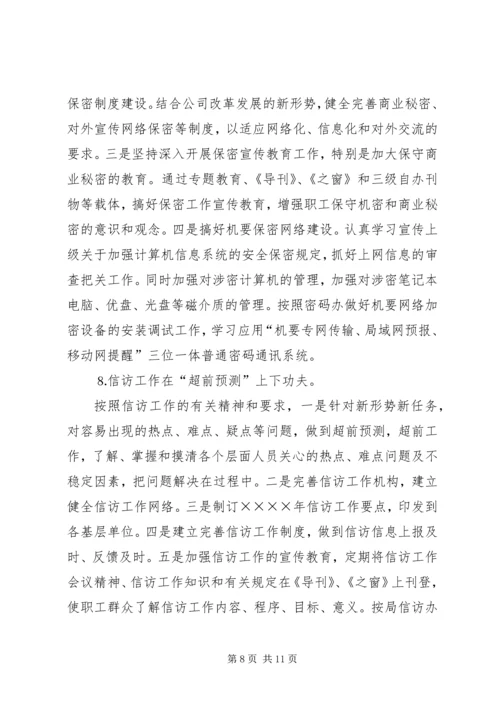 某某公司党委办公室二○○五年工作计划 (2).docx