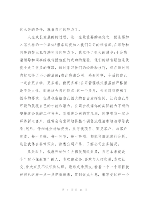销售员工个人总结5篇.docx