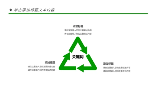 绿色环保世界湿地森林日动态PPT模板