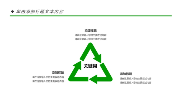 绿色环保世界湿地森林日动态PPT模板