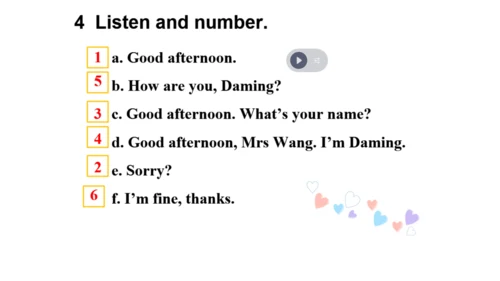 Starter Module1 Unit1 Good morning, Miss Zhou.