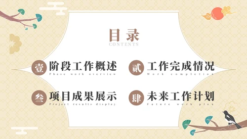 枝头一只鸟工作总结计划汇报模板