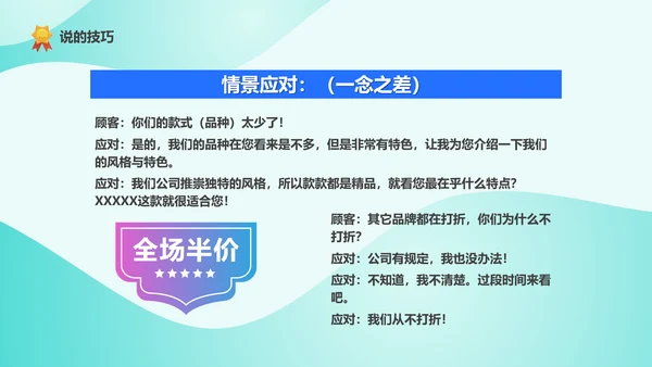精英导购员说话技巧培训PPT模板