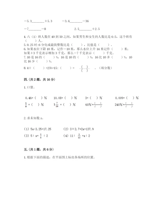 沪教版六年级数学下学期期末测试题精品（巩固）.docx