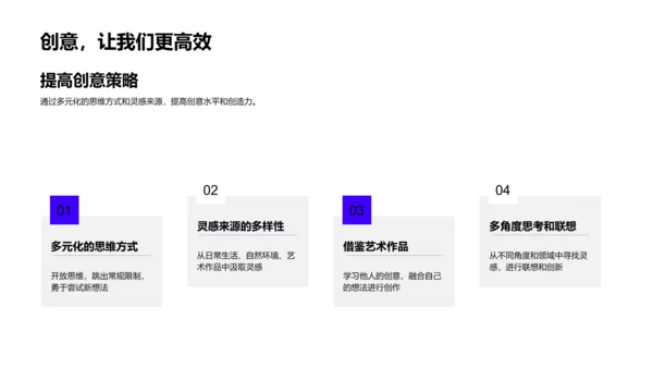 小学艺术创意课PPT模板