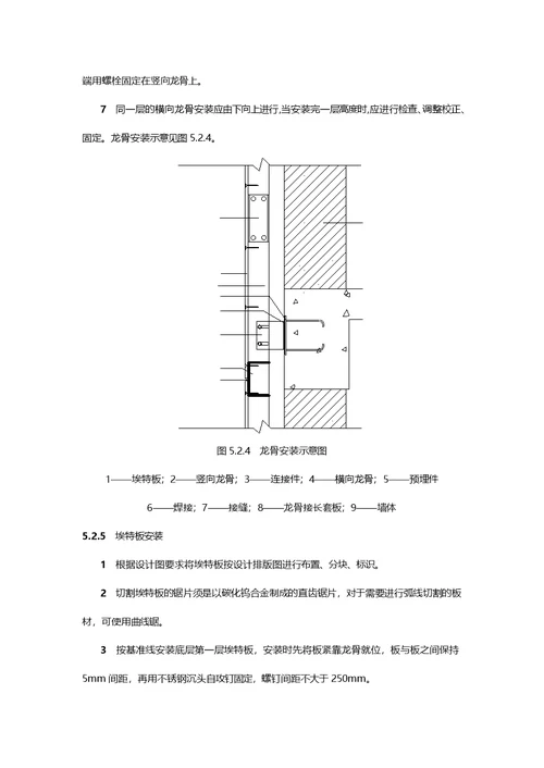 外墙干挂埃特板施工工法