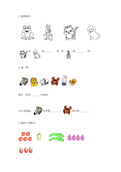 一年级上册数学期中测试卷【易错题】.docx