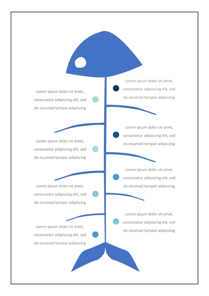 鱼骨图组织结构图