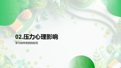 学习压力应对报告PPT模板