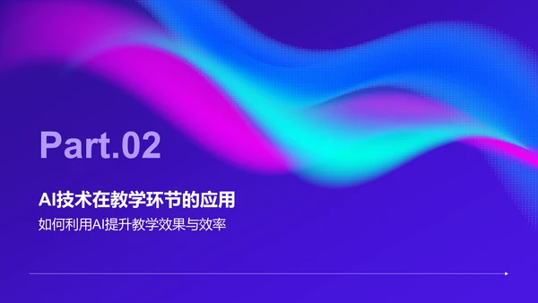 紫色科技风教育培训AI技术PPT模板