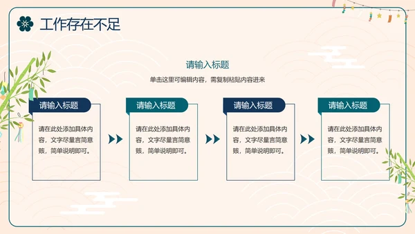 国风简约新中式房地产年终工作总结PPT模板