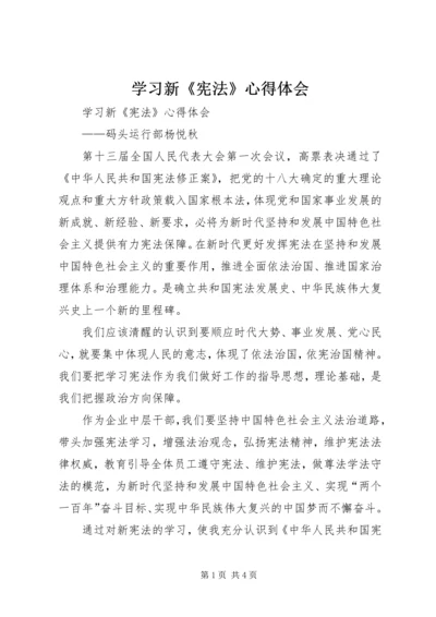 学习新《宪法》心得体会 (3).docx