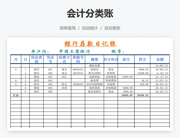 会计分类账