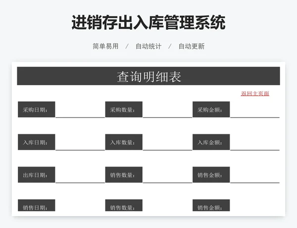 进销存出入库管理系统