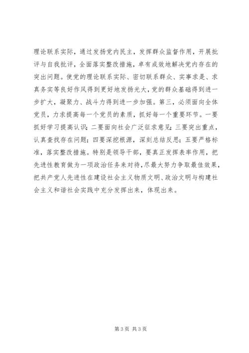 对保持共产党员先进性教育指导原则的思考 (6).docx