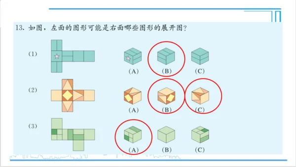 【高效备课】人教版七(上) 4.1 几何图形 习题 4.1 课件