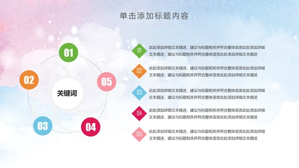 清新儿童牙科口腔健康动态PPT模板