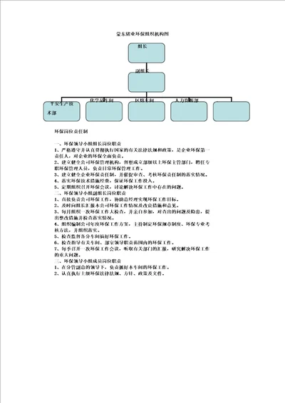 企业环保组织机构图