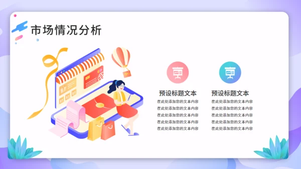 跨境电商商业计划书通用PPT模板