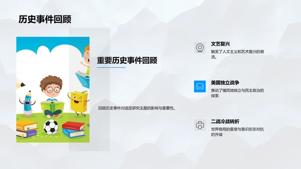 历史学开题答辩PPT模板