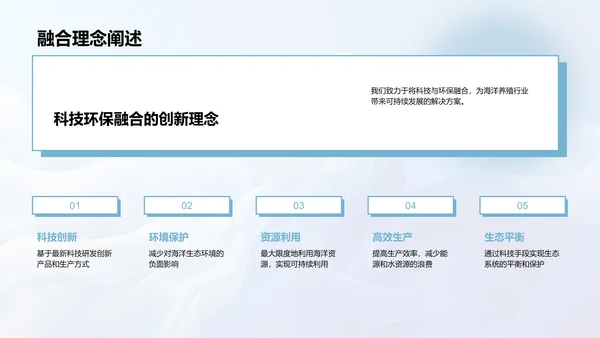 海洋养殖科技革新PPT模板