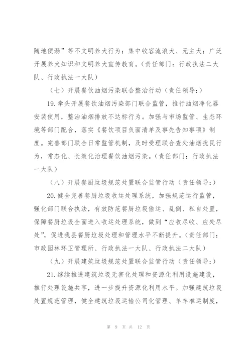 市容环境十大整治专项行动工作方案.docx