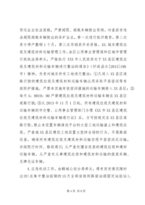 运输车辆超限超载治理工作实施方案.docx