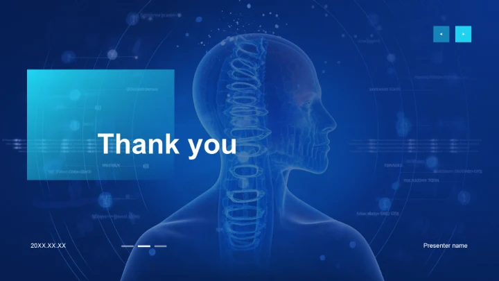 蓝色科技风IT互联人工智能应用介绍PPT主题