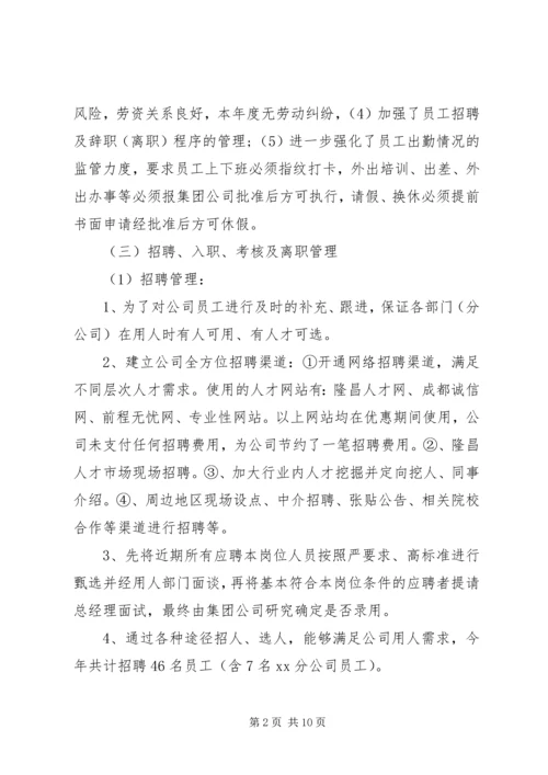 人力资源主管年终工作总结例文.docx