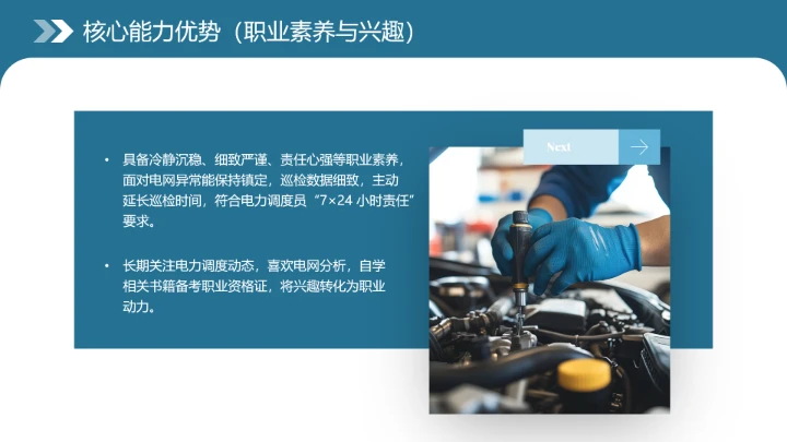 电气工程和自动化专业大学生职业生涯规划发展展示（电力调度员）