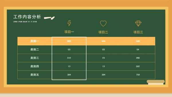 卡通黑板学校教师课件通用PPT模板