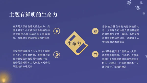 卖火柴的小女孩教师教学课件通用PPT模板