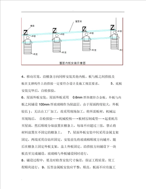 屋面板施工组织设计