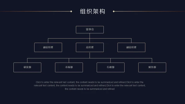 深蓝质感企业招聘通用PPT模版