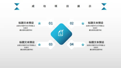 蓝色大气科技风商业计划书通用PPT模板