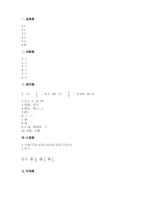 2022人教版六年级上册数学期末测试卷附答案（培优b卷）.docx