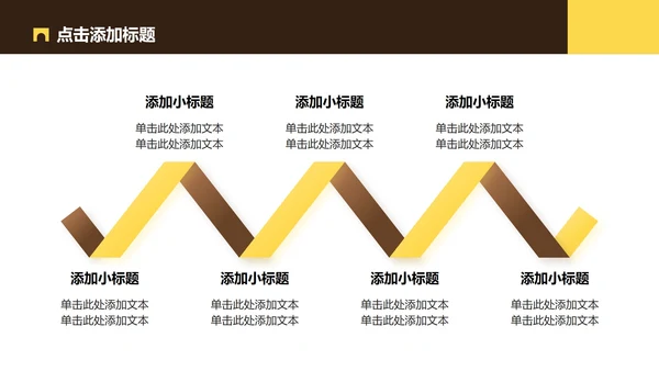 棕黄色都江堰介绍旅游攻略PPT模板