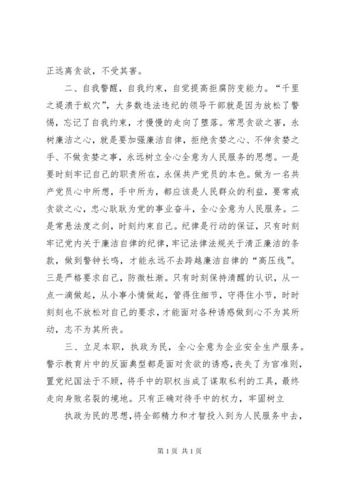 警示教育片《硕鼠之害》心得体会.docx