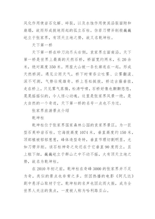 张家界景点介绍.docx