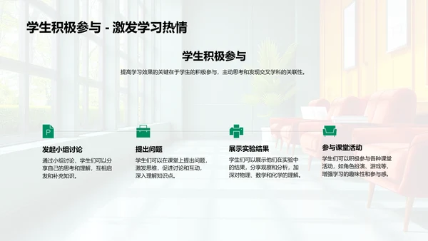 初中交叉学科学习PPT模板