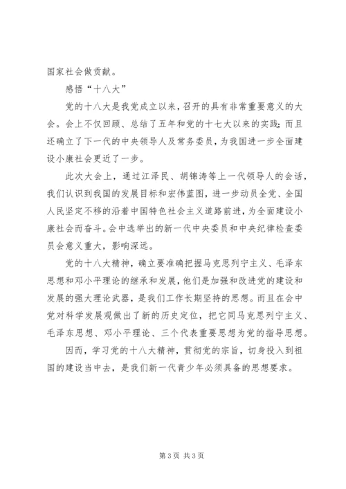 学习党的十八大体会.docx