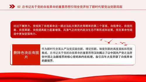 新时代全面从严治党的强大思想武器专题党课PPT
