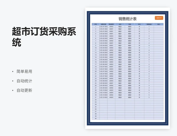 超市订货采购系统