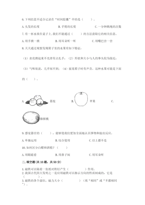 教科版小学科学二年级下册期末测试卷（网校专用）.docx